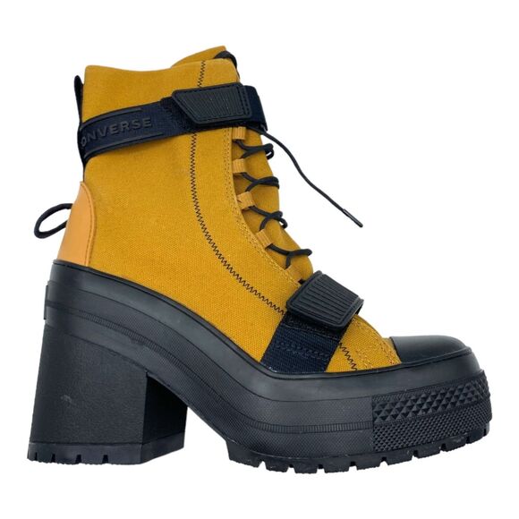 NWOB Converse Women's Gr82 Chuck Taylor All Star Boot Dark Soba Black 6.5 - Picture 3 of 10